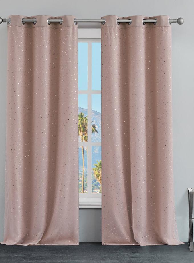 Melody Embellished Double Layer Curtains Best Seller