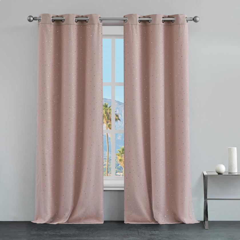 Melody Embellished Double Layer Curtains Best Seller