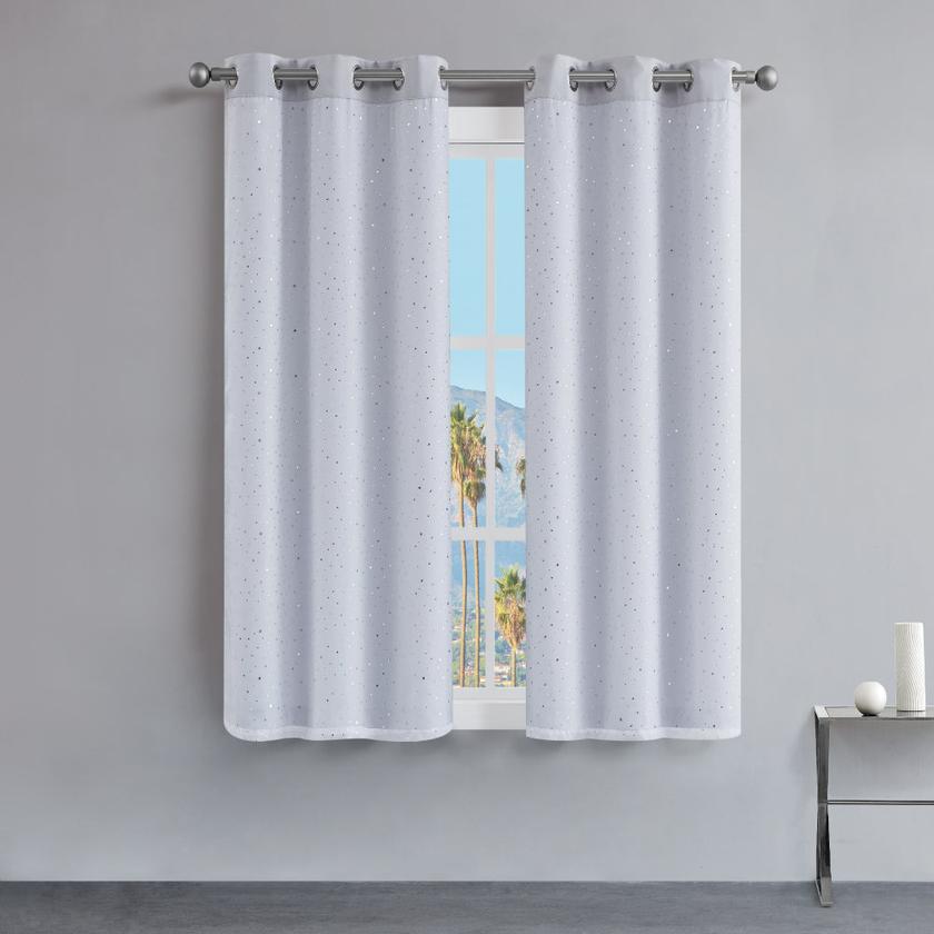 Melody Embellished Double Layer Curtains For Sale