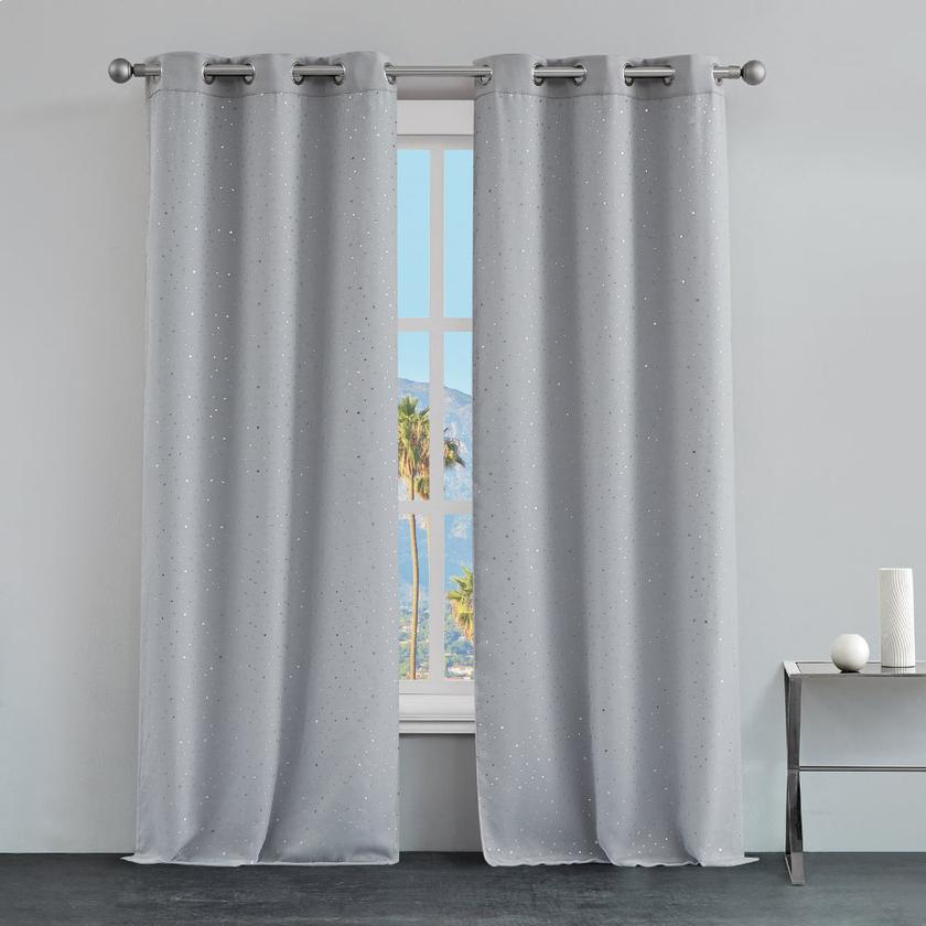 Melody Embellished Double Layer Curtains High Quality