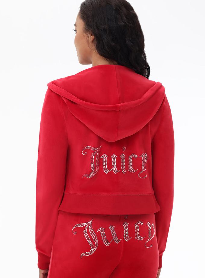 OG Big Bling Velour Hoodie High Quality