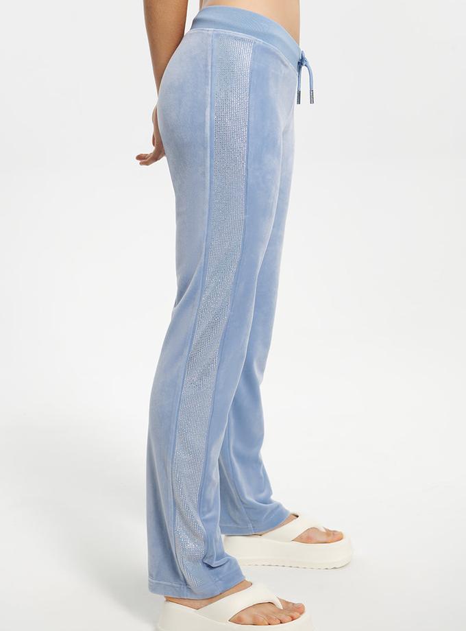 Ombre Bling Velour Track Pants Best Buy