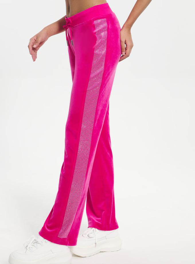 Ombre Bling Velour Track Pants High Quality