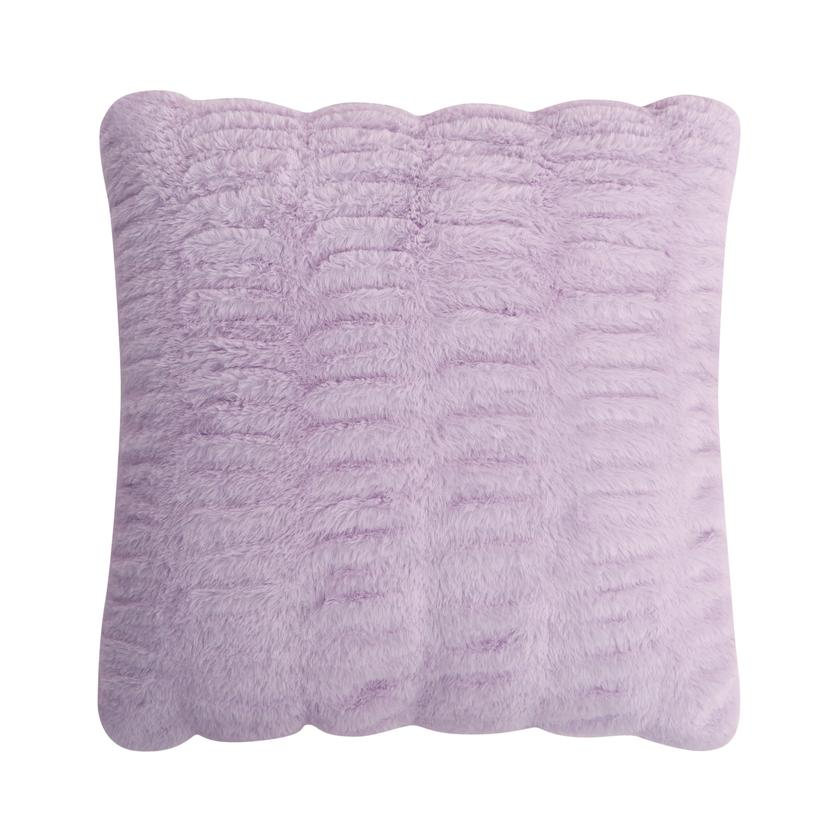 Pleated Faux Fur Decorative Pillow High Quality