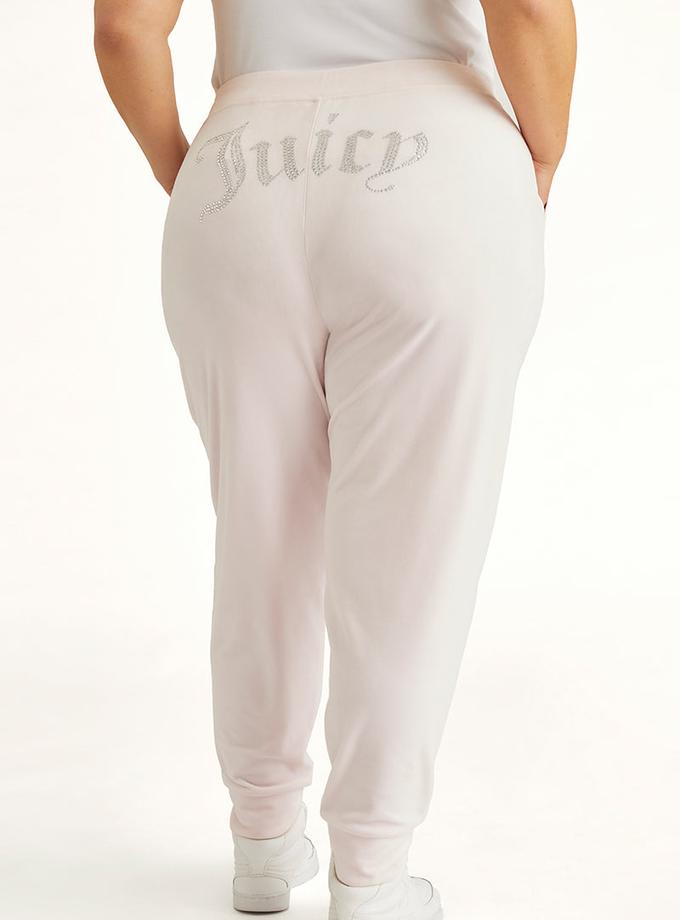 Plus-Size Big Bling Velour Jogger Best Seller