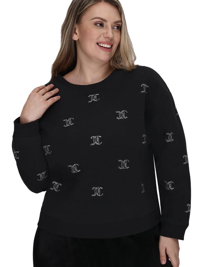 Plus-Size Bling Fleece Sweatshirt Best Buy