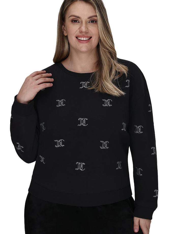 Plus-Size Bling Fleece Sweatshirt Best Buy