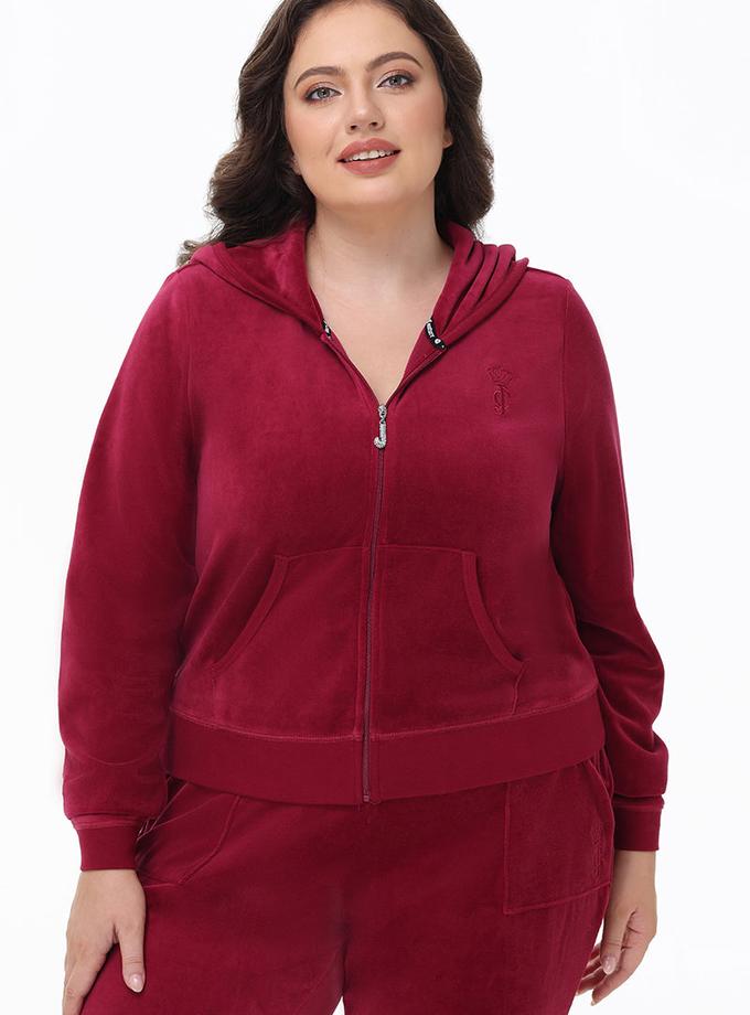 Plus-Size Heritage Cotton Velour Hoodie Best Buy