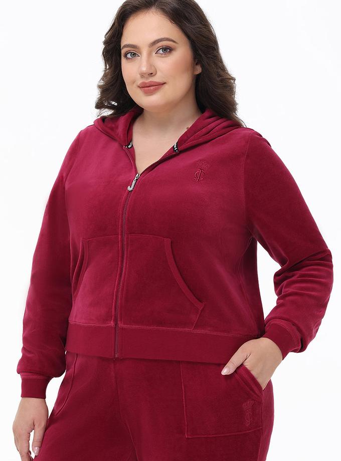 Plus-Size Heritage Cotton Velour Hoodie Best Buy