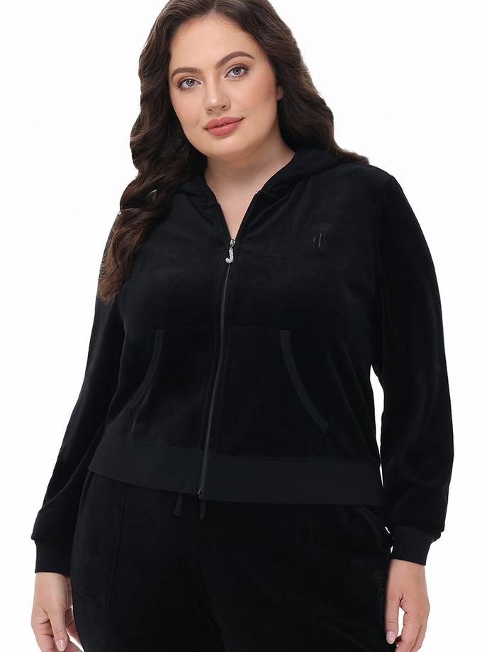 Plus-Size Heritage Cotton Velour Hoodie High Quality