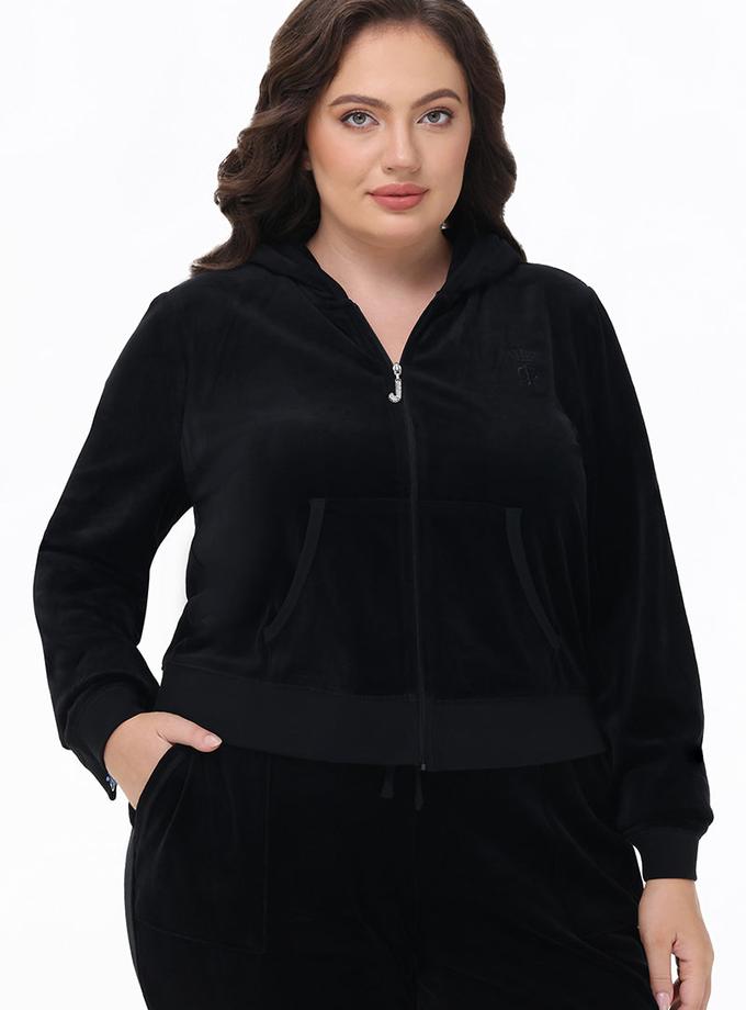 Plus-Size Heritage Cotton Velour Hoodie High Quality