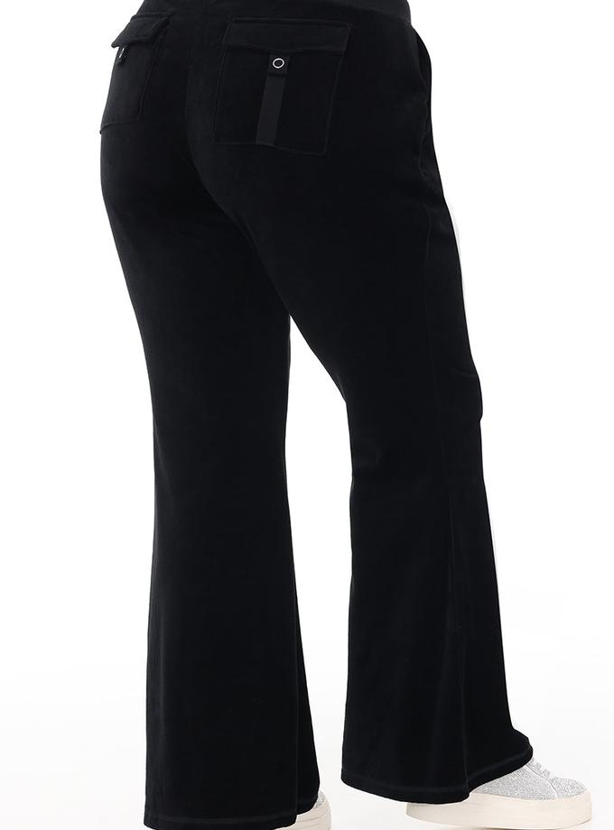 Plus-Size Heritage Cotton Velour Track Pants Same Day Delivery