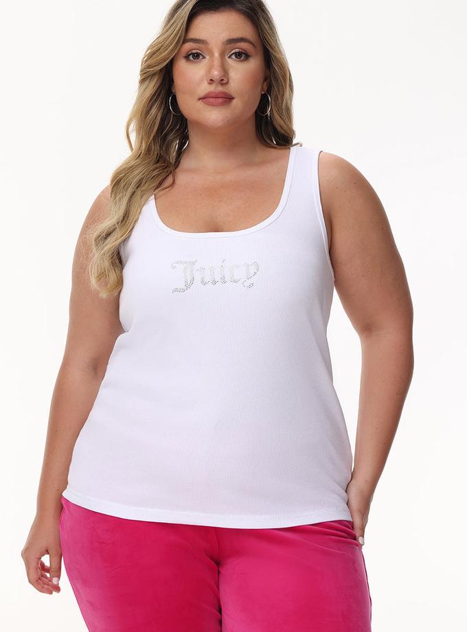 Plus-Size Long Bling Tank Top High Quality