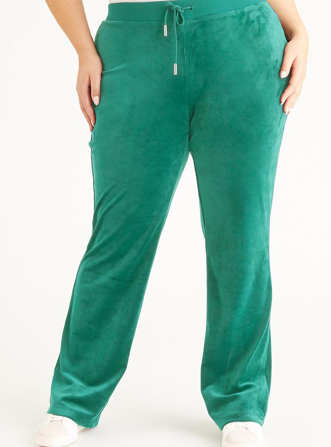 Plus-Size OG Big Bling Velour Track Pants Free shipping