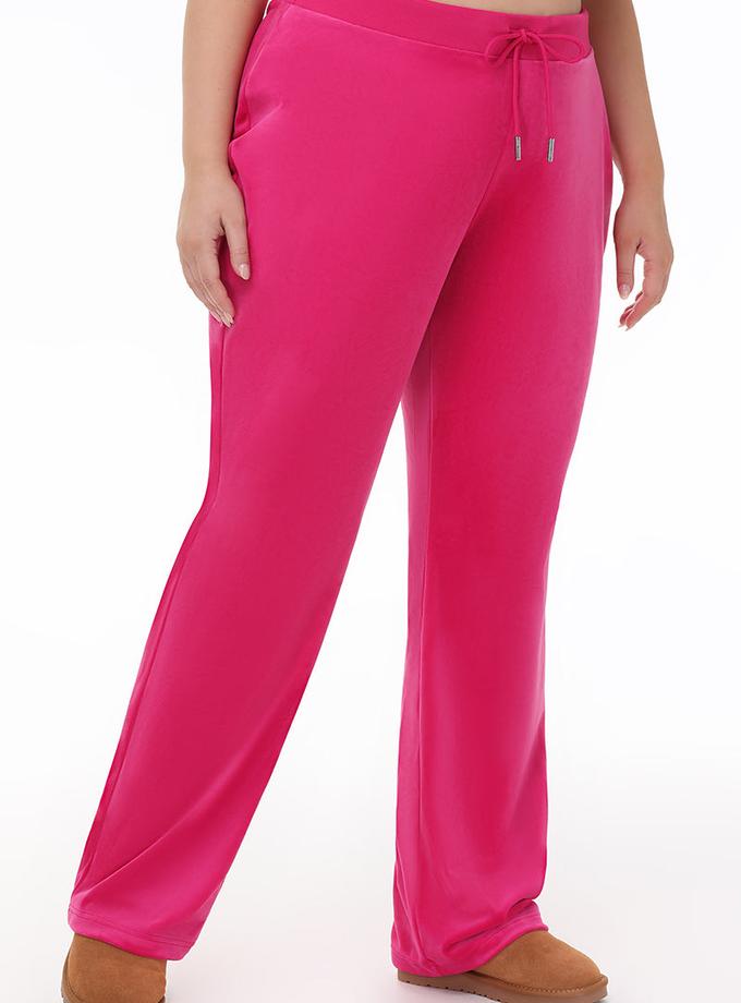 Plus-Size OG Big Bling Velour Track Pants On Sale