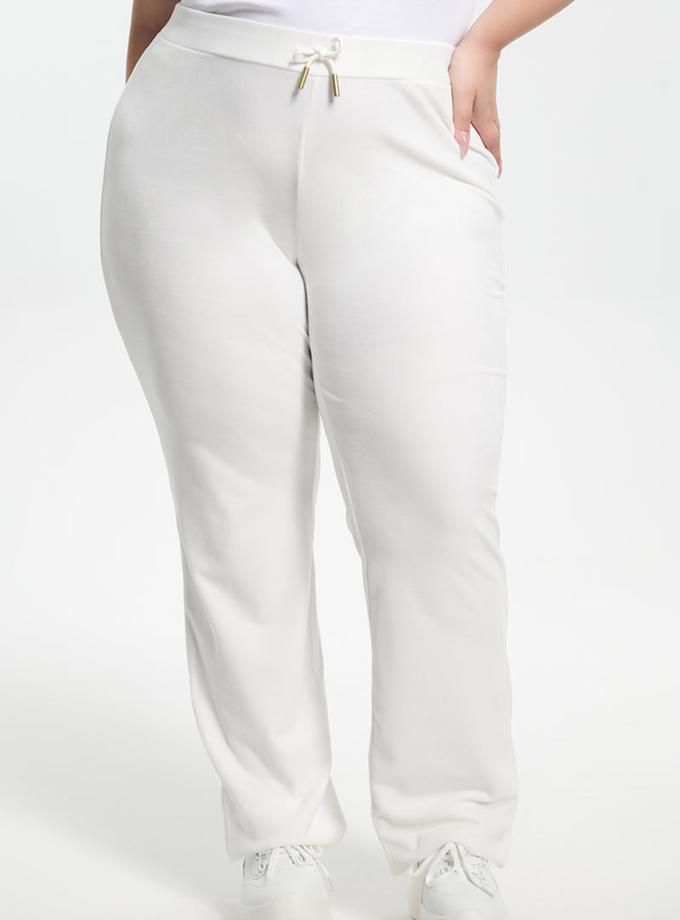 Plus-Size Ombre Big Bling Velour Track Pants Best Price