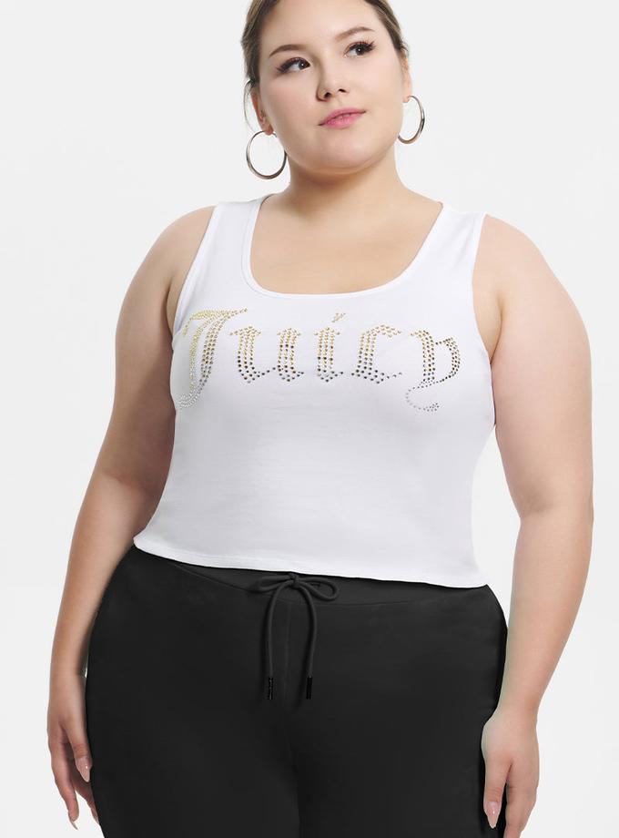 Plus-Size Ombre Bling Tank Top Best Seller