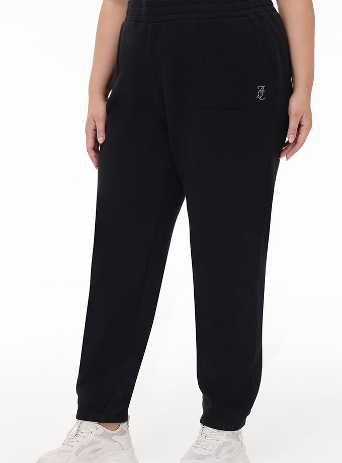 Plus-Size Small Bling Fleece Sweatpants For Sale