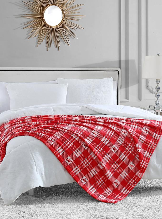 Plush Plaid Throw Blanket Free shipping