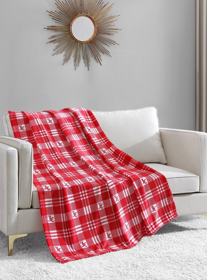 Plush Plaid Throw Blanket Free shipping