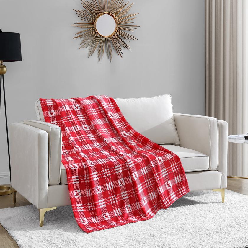 Plush Plaid Throw Blanket Free shipping