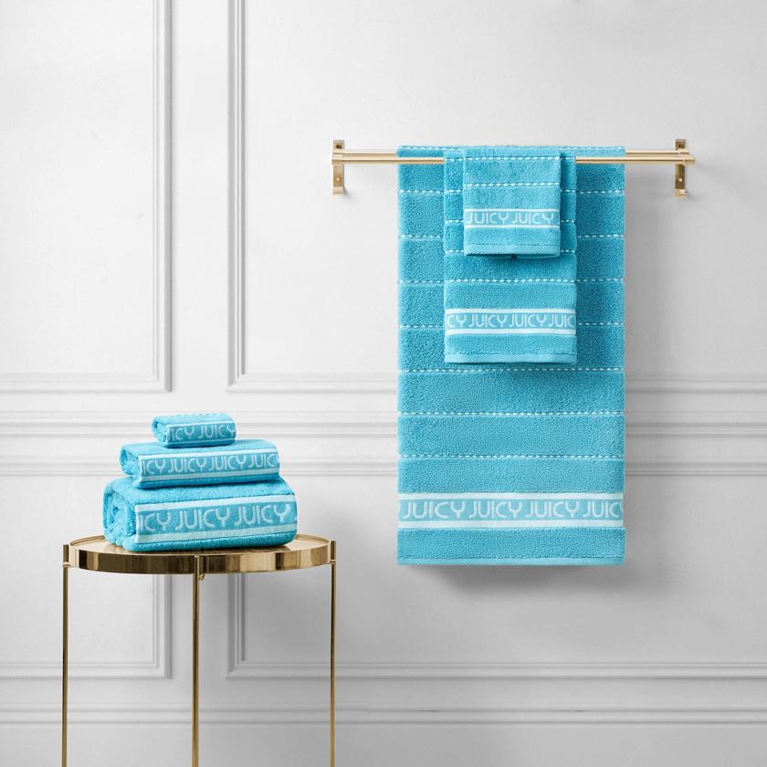 Plush Stripe Bath Towel Set Best Seller