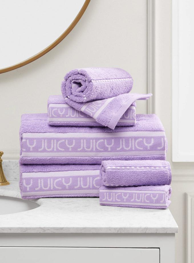 Plush Stripe Bath Towel Set Free shipping