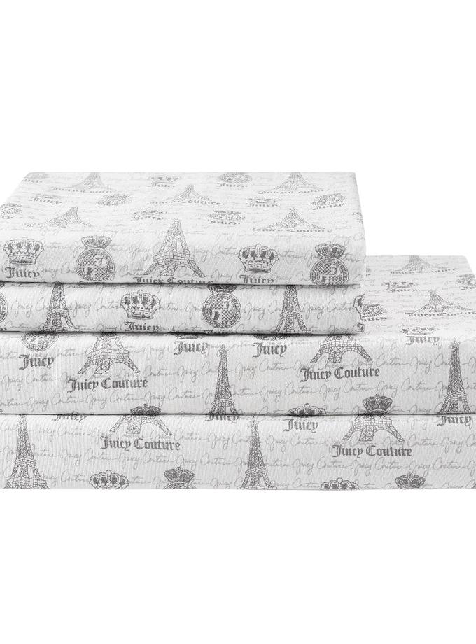 Printed Microfiber Sheet Set Free shipping