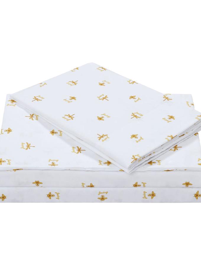 Printed Microfiber Sheet Set On Sale