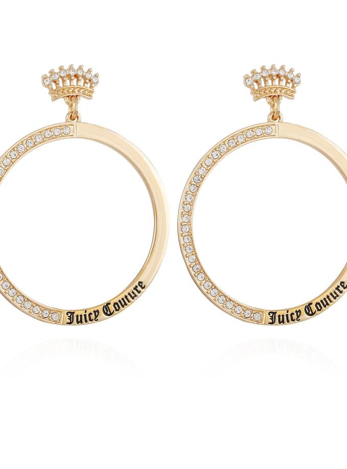 Sleek Hoop Crown Earrings Best Seller