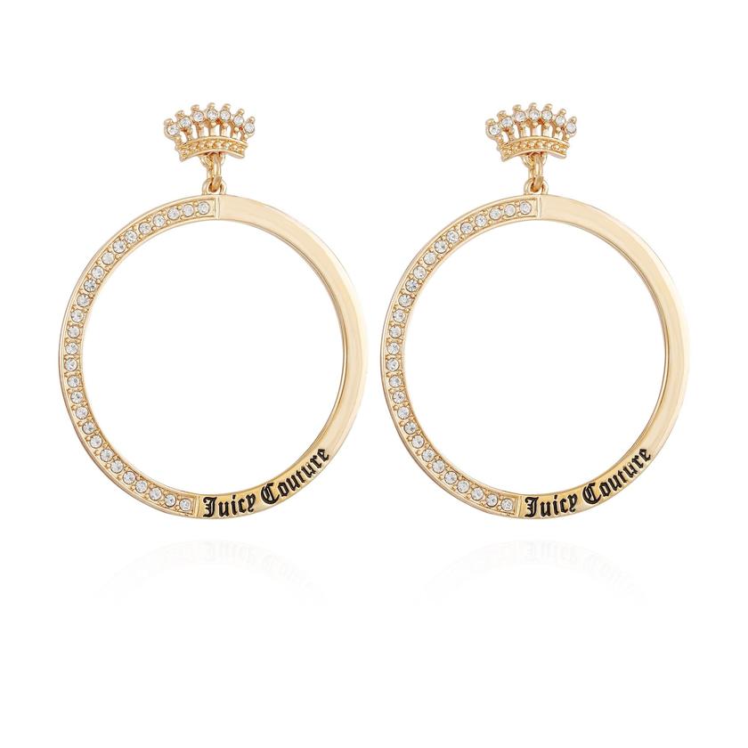 Sleek Hoop Crown Earrings Best Seller