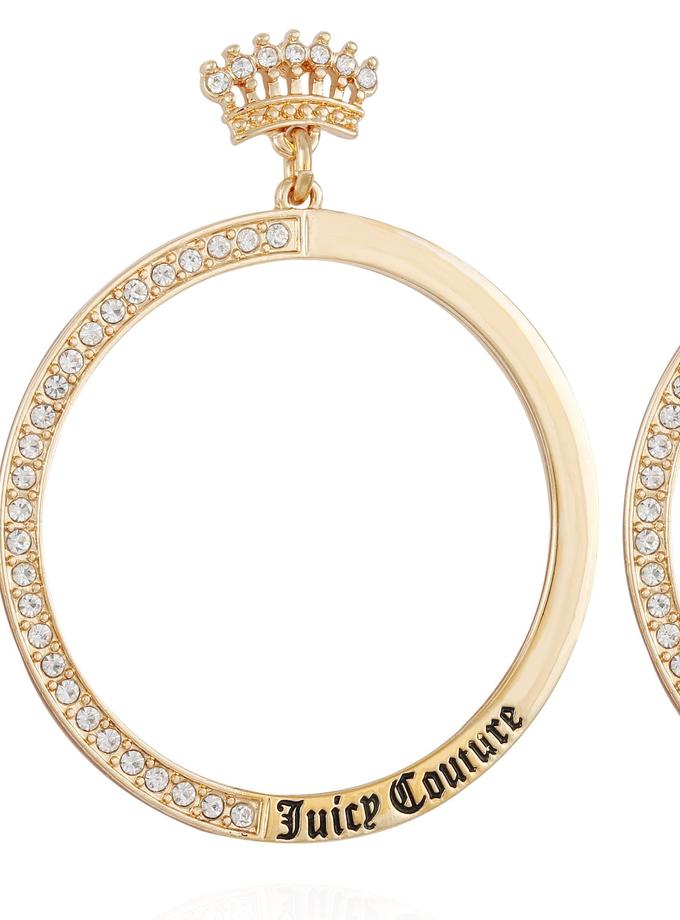 Sleek Hoop Crown Earrings Best Seller