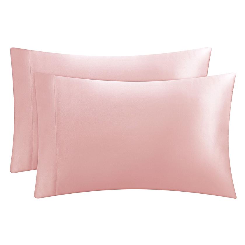 Solid Satin Pillow Case Set Best Buy