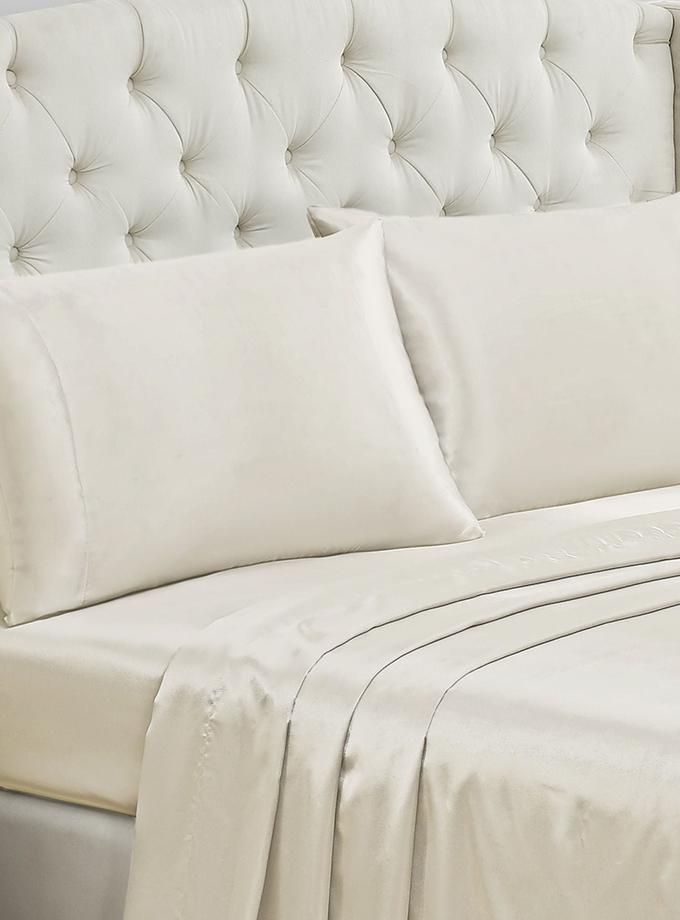 Solid Satin Pillow Case Set New Arrival