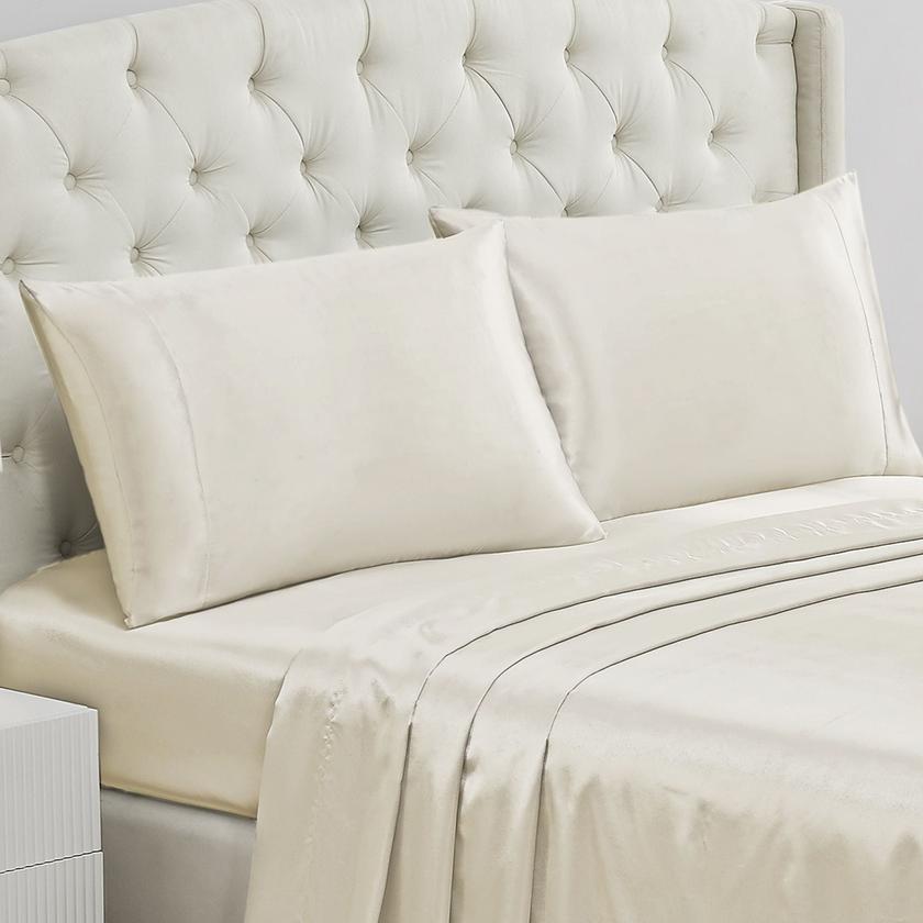 Solid Satin Pillow Case Set New Arrival