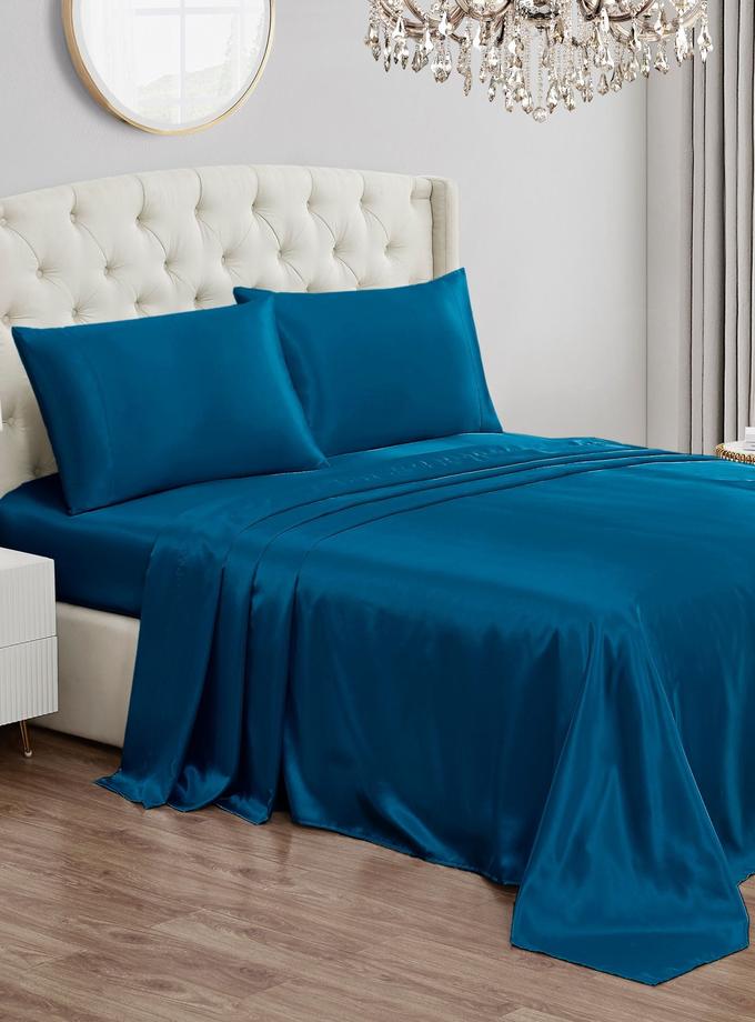 Solid Satin Sheet Set Best Buy