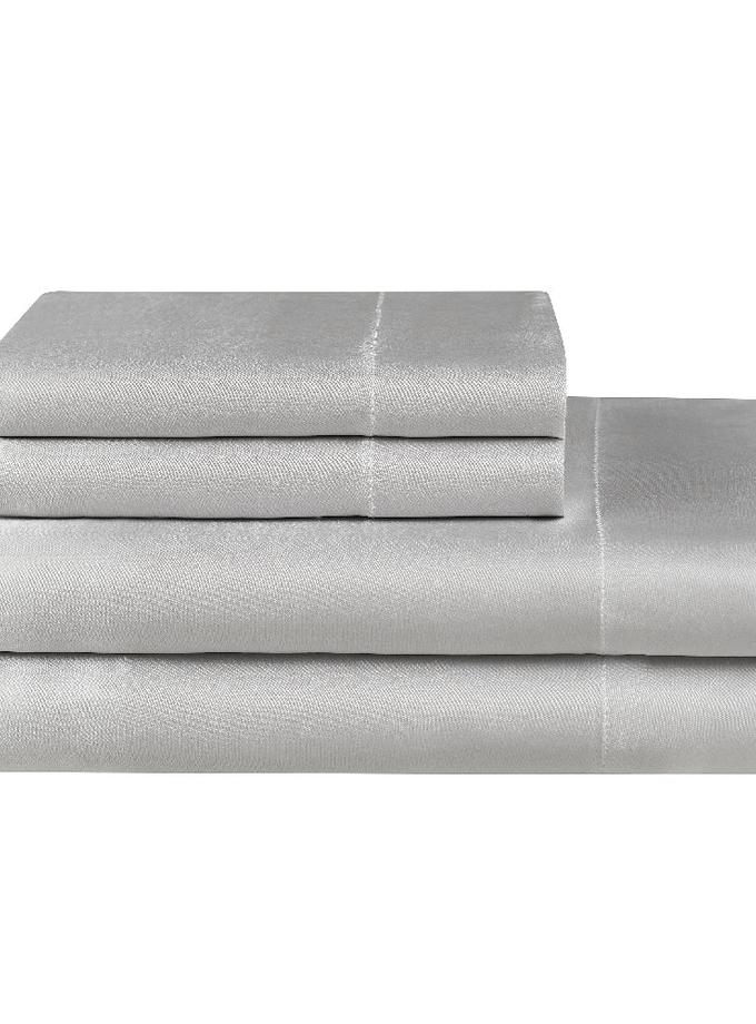 Solid Satin Sheet Set Free shipping