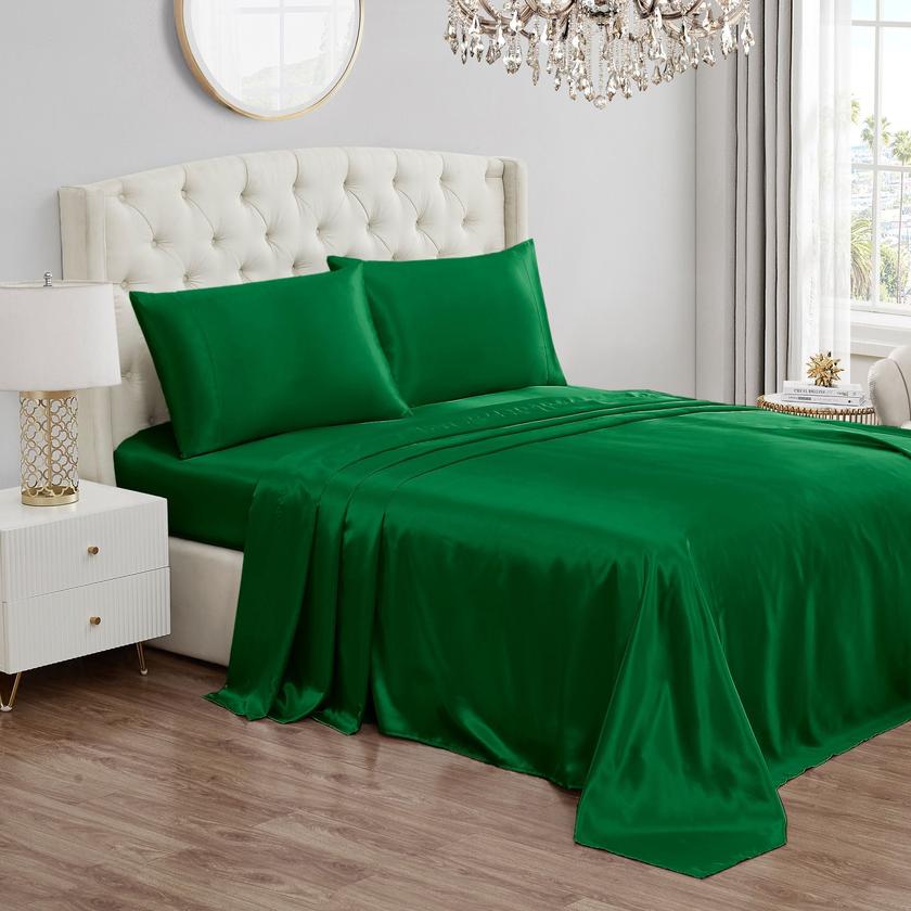 Solid Satin Sheet Set High Quality