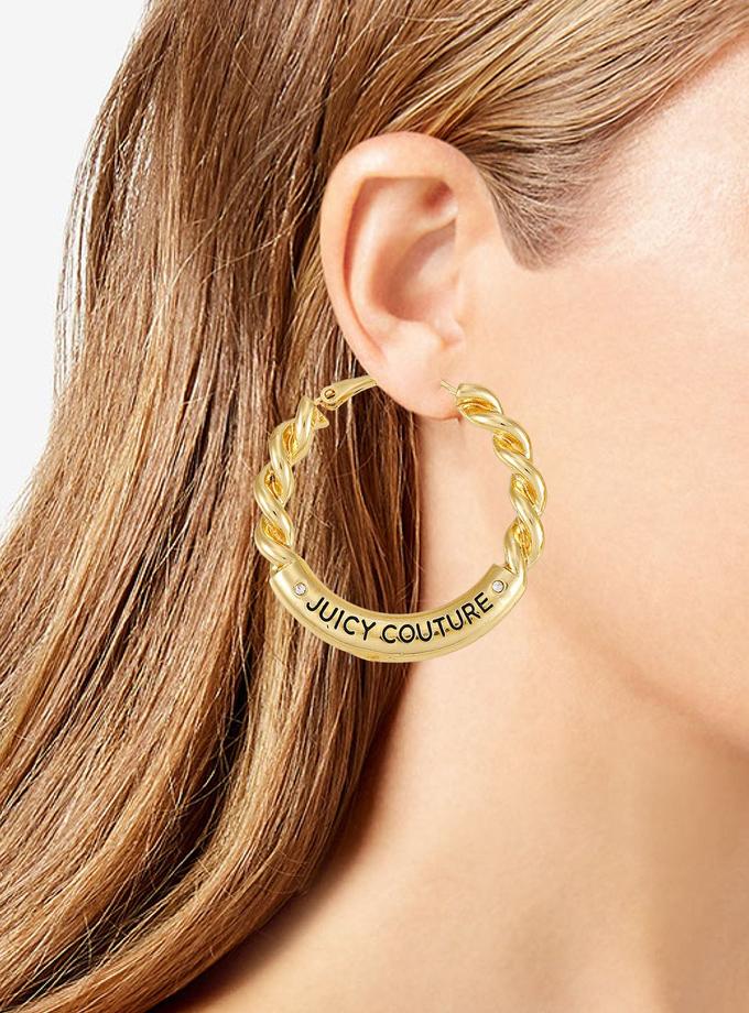 Twisted Hoop Earrings Same Day Delivery