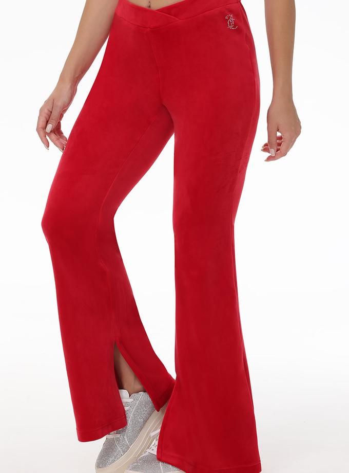 Velour Flare Pant With Slit New Arrival