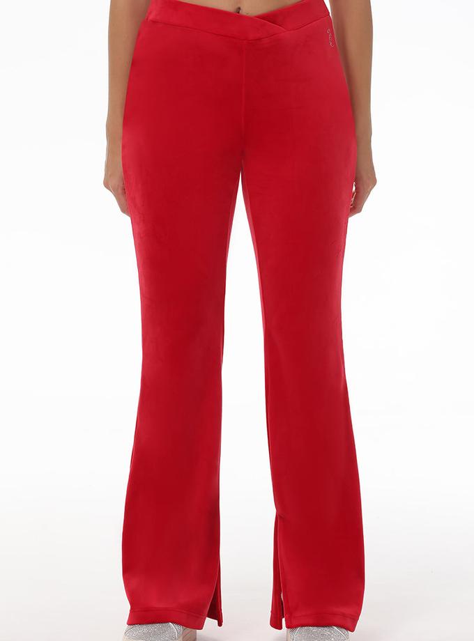 Velour Flare Pant With Slit New Arrival