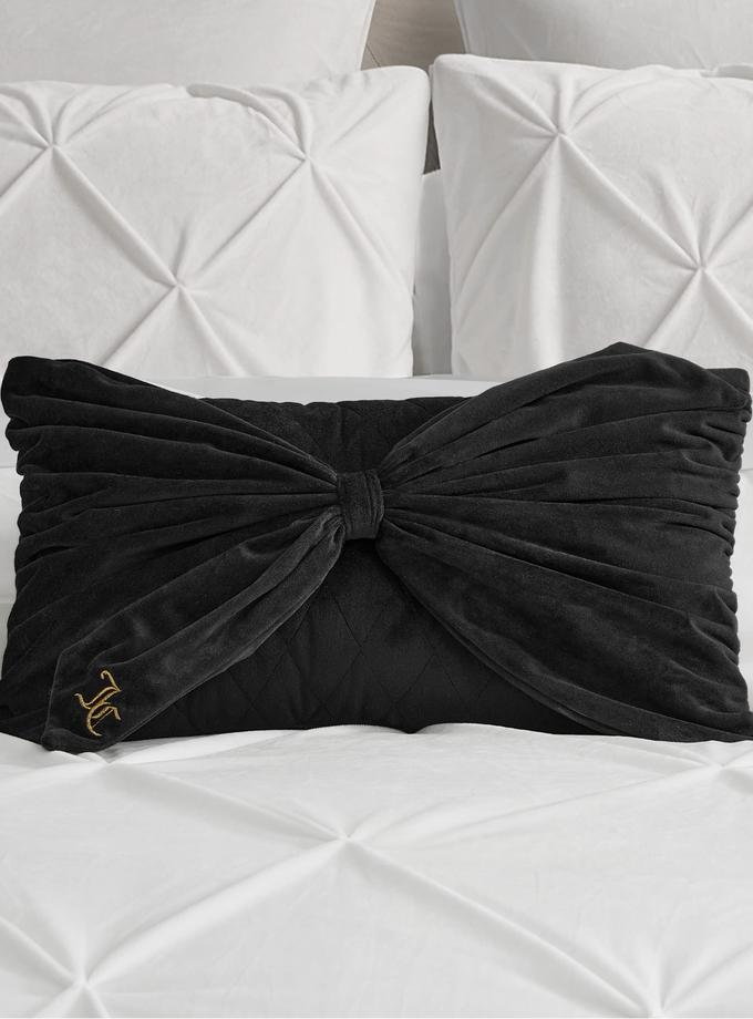 Velvet Bow Decorative Pillow High Quality