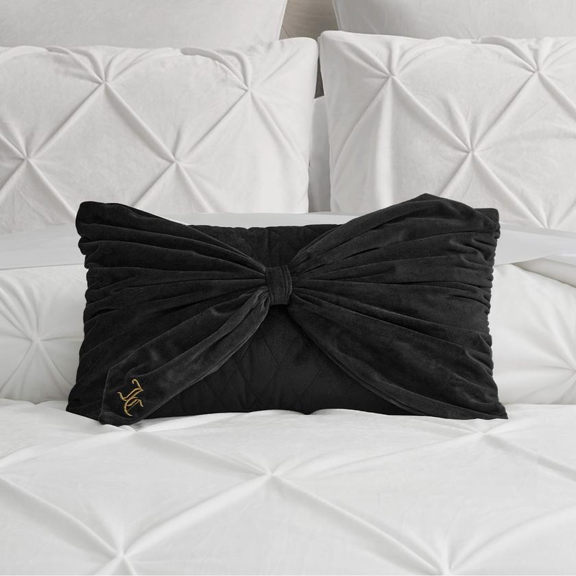 Velvet Bow Decorative Pillow High Quality