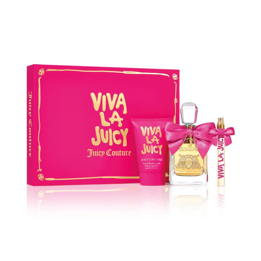 Viva La Juicy Eau de Parfum 3 Piece Full Size Gift Set On Sale