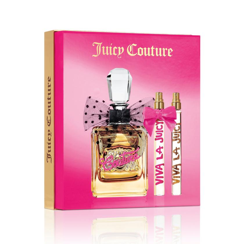 Viva La Juicy Gold Couture 3 Piece Gift Set For Sale