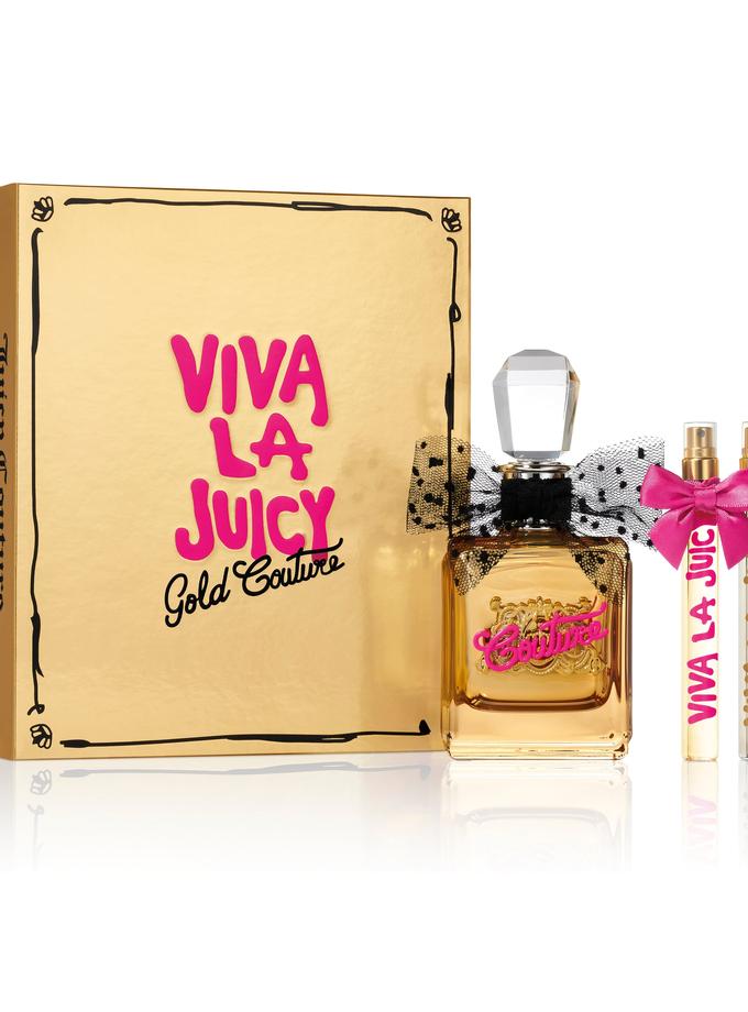 Viva La Juicy Gold Couture 3 Piece Gift Set For Sale